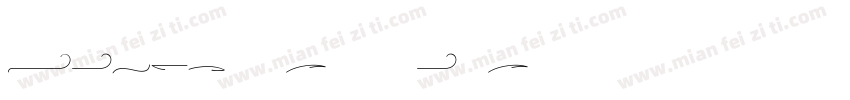 Barlouth Swash字体转换